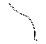 25451B1000 - Cooling System: Overflow Hose for Hyundai Image