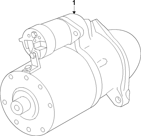 Starter for 2022 Chevrolet Corvette #1