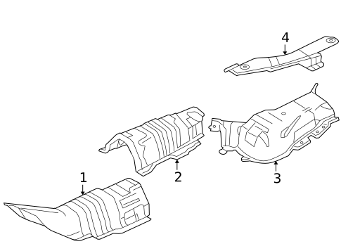 Heat Shields for 2005 Mazda 3 #0