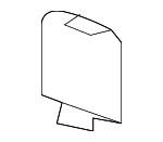 16488532239755 - Body: Tow Bracket Cover for Mercedes-Benz: ML 350, ML 550, ML 63 AMG&amp;reg; Image image