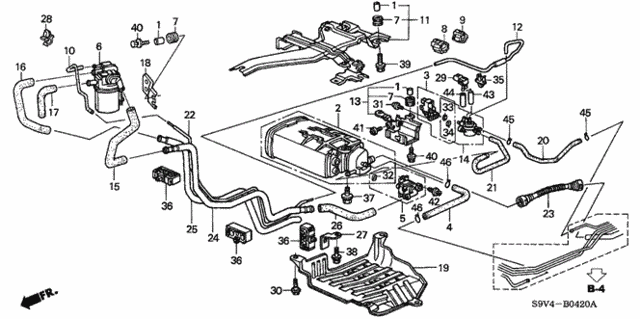 Canister (1) for 2004 Honda Pilot #0