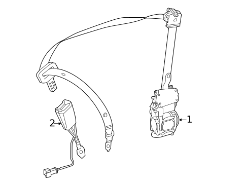 Front Seat Belts for 2016 Mercedes-Benz SLK55 AMG #0