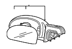 876202F301 - Body: Mirror Assembly for Kia: Spectra, Spectra5 Image