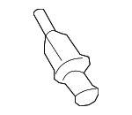 G18K51SJ3 - Body: Rocker Molding Retainer for Mazda: 2, 3, 5, 6, CX-7, CX-9, MPV, MX-5 Miata, Protege, Protege5, RX-8 Image