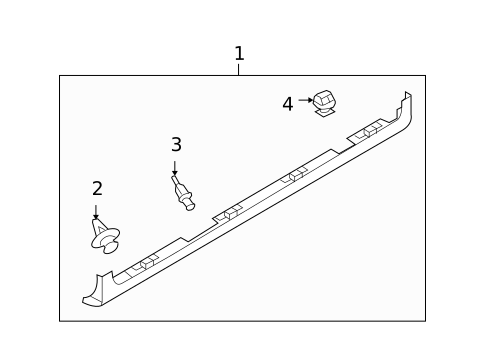 Exterior Trim - Pillars for 2006 Mazda 6 #0