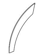 828725MR5A - Body: Wheel Opening Molding for Nissan: ARIYA Image