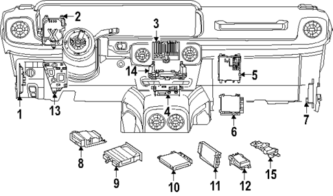 Control Units for 2019 Mercedes-Benz AMG GT 63 #1