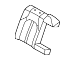 89360L1500VSV - Body: Seat Back Cover for Hyundai: Sonata Image