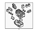 38200TA0A71 - Electrical: Fuse Box for Honda Image