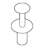 WHT004750 - : Fender Liner Rivet for Audi: A4, A4 allroad, A4 Quattro, A5 Quattro, A5 Sportback, A6 allroad, A8 Quattro, e-tron Quattro, e-tron S, e-tron S Sportback, e-tron Sportback, Q6 e-tron, Q7, Q8, Q8 e-tron, Q8 e-tron Sportback, RS Q8, RS5, RS5 Sportback, S4, S5, S5 Sportback, S8, SQ6 e-tron, SQ7, SQ8, SQ8 e-tron, SQ8 e-tron Sportback Image