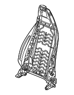 95C898042 - : Seat Back Frame for Porsche Image