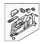 85730R0200BM1 - Body: Lower Quarter Trim for Kia: Carnival Image