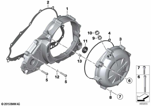 Housing Cover for 2015 BMW-Motorrad G 650 GS #0