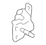 6943067D00 - Body: Lower Hinge for Suzuki Image