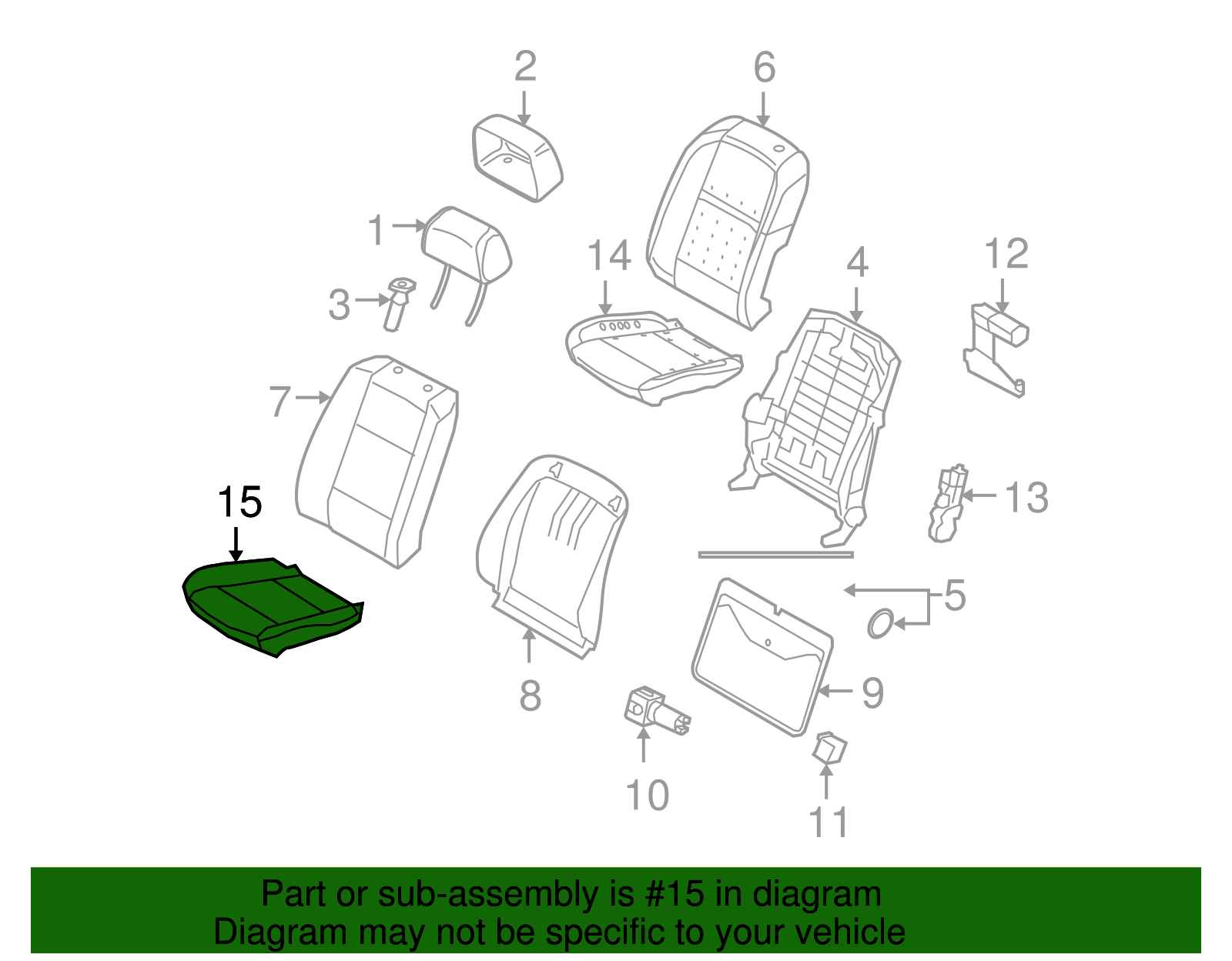 Cushion Cover (52-10-7-250-737)