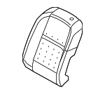 52107156992 - Body: Seat Back Pad for BMW: X5, X6 Image
