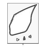 6786147040 - : Surround Weather-Strip for Toyota: Prius V Image