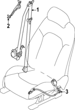 88830L5500NNB - Electrical: Buckle for Hyundai Image