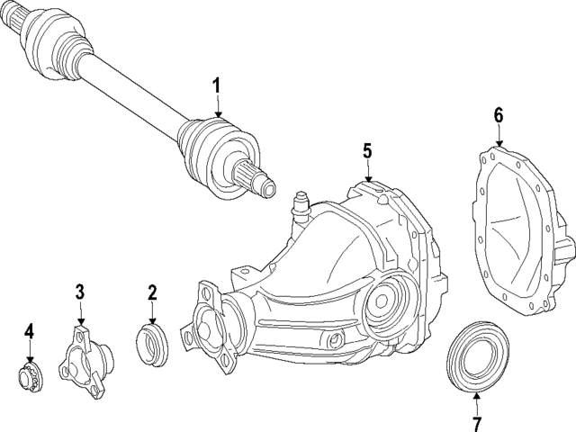 259970047 - Universals &amp; Rear Axle: Pinion Seal for Mercedes-Benz Image