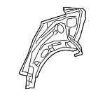 6160602211 - Body: Outer Wheelhouse for Toyota: Corolla Image