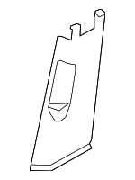 5H08672914PK - Body: Lower Center Pillar Trim for Volkswagen Image
