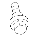 90109A0061 - Body: Inner Duct Bolt for Toyota Image