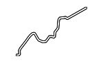 99135557505 - Brakes: Brake Vacuum Hose for Porsche Image