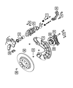 68163820AC - Brakes: Disc Brake Pin Kit for Dodge: Dart Image