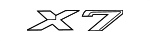 51147424680 - Body: Nameplate for BMW: X7 Image