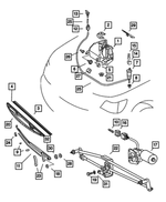 5103561AB - : Windshield Wiper Motor for Mopar Image