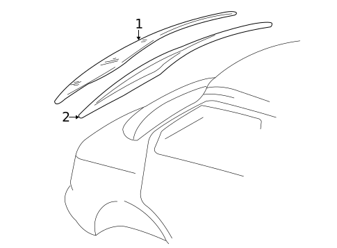 Glass - Windshield for 1997 Volkswagen EuroVan #0