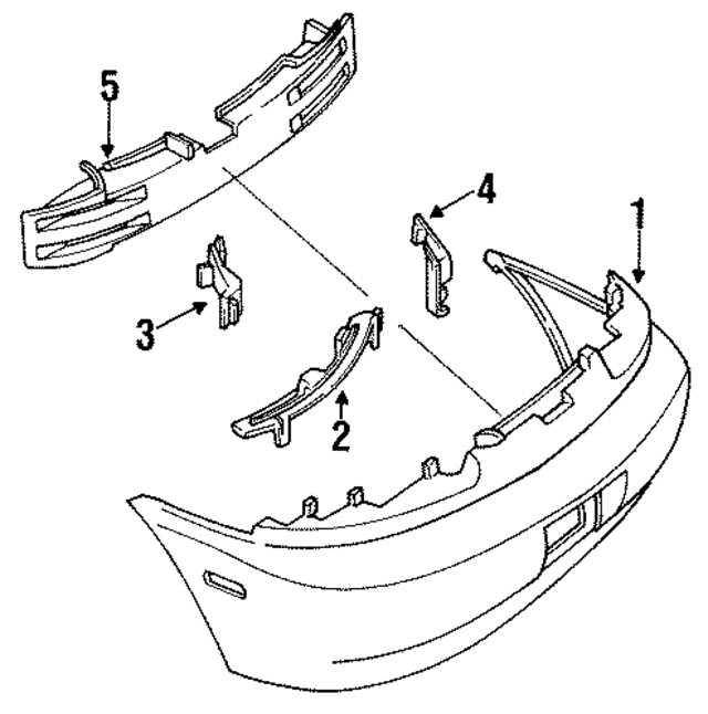 EA01503D1A - : Bumper Cover Side Bracket for Mazda Image