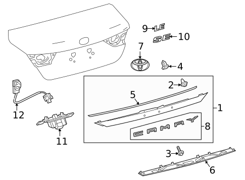Parking Aid for 2018 Toyota Camry #1