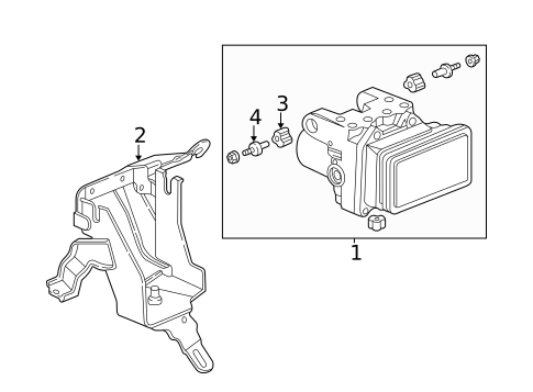 ABS Components for 2003 Acura RSX #0