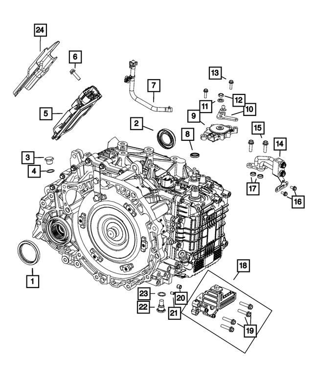 68617937AA - Transmission: Output Seal for Mopar Image image