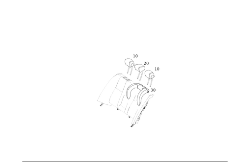 Head Restraint for 1995 Mercedes-Benz E300 #0