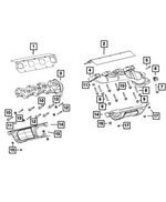 68594017AA - Engine: Exhaust Manifold for Mopar Image