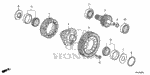 41100RV2A00 - Transmission - Automatic: DIFFERENTIAL ASSY. for Honda Image