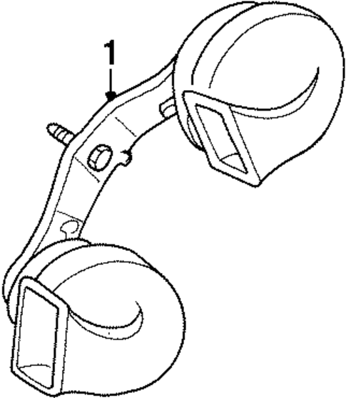 Horn for 2001 Ford Windstar #0