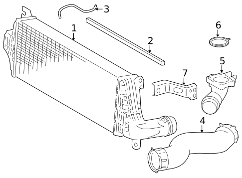 Intercooler for 2025 Toyota 4Runner #0