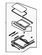 81600K0000HGC - Body: Sunroof Assembly for Kia: Soul Image