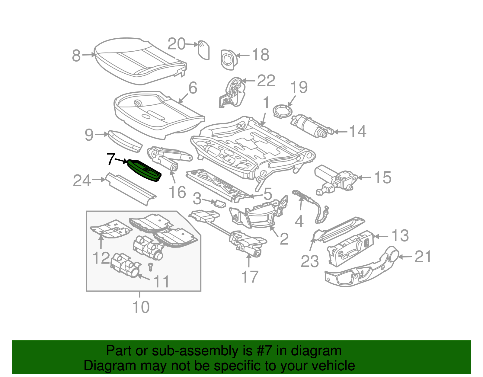 Pad - BMW (52-10-7-015-250)
