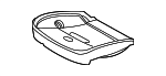 52107065825 - Body: Seat Cushion Pad for BMW: 525i, 525xi, 528i, 528i xDrive, 528xi, 530i, 530xi, 535i, 535i xDrive, 535xi, 545i, 550i, M5 Image