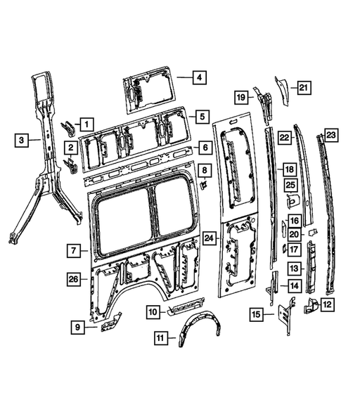 Roof for 2009 Dodge Sprinter 3500 #0