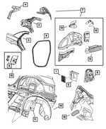 4780903AE - Body Sheet Metal Except Doors: Rear Floor Outer Extension Cover, Left for Chrysler: 300 | Dodge: Challenger, Charger, Magnum Image