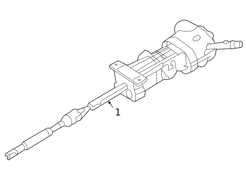 Steering Column Assembly for 2005 Chevrolet Colorado #1