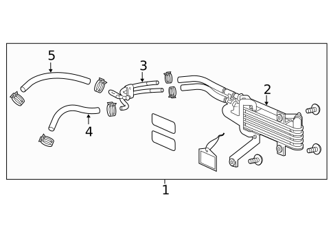 Trans Oil Cooler for 2015 Acura MDX #0