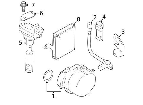 Ignition System for 2005 Suzuki Aerio #0