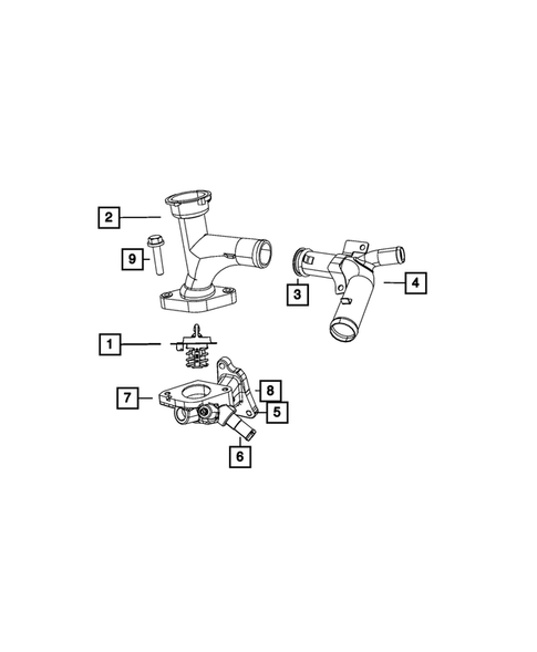 Water Pump and Related Parts for 2008 Chrysler PT Cruiser #0