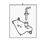 1647031191 - Cooling System: Expansion Tank for Lexus: RC300, RC350 Image